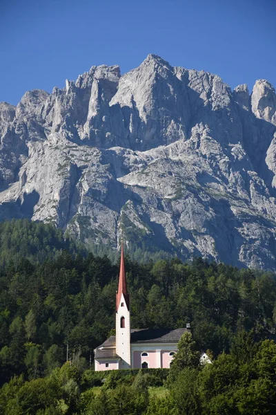 Lavanter Kirchbichl Lavant Kirchbichl Church Lienz Dolomites Parental Church Ulrich — 스톡 사진