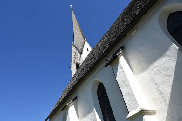 Kyrka Hjort Gran Kärnten Fresker Socken Irschen Helgon Dionysos Romansk — Stockfoto