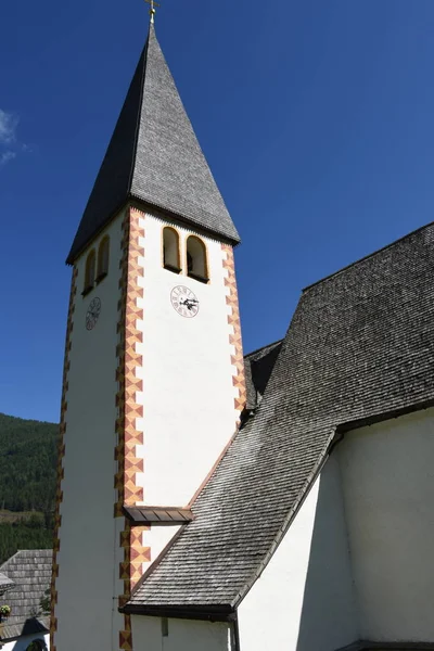 Kirche Str Oswald Bad Kleinkirchheim Gotik Mittelalter Fresko Kreuz Turm — Stockfoto