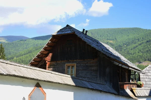 st. oswald,bad kleinkirchheim,village,mountain village,mountain village,farmhouse,traditional,wooden house
