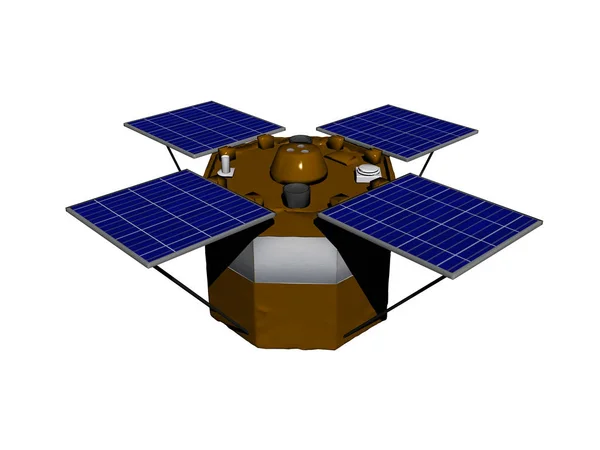 卫星技术 通信设备 — 图库照片