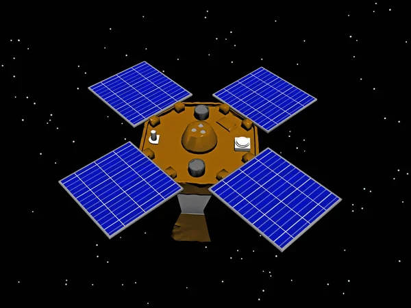 Technologia Satelitarna Sprzęt Komunikacyjny — Zdjęcie stockowe