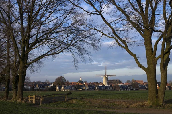 Widok Zonnenberg Ootmarsum Holenderskiej Prowincji Overijssel — Zdjęcie stockowe