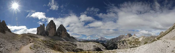 Vista Panorâmica Majestosa Paisagem Dolomitas Itália — Fotografia de Stock