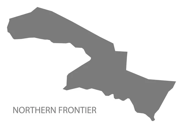 Northern Frontier Arabia Saudita Mappa Grigio — Foto Stock