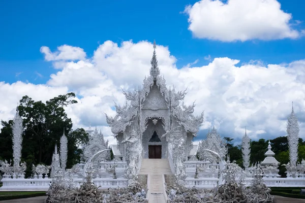 Templo Blanco Tailandia Cerca Chiang Rai Como Atracción — Foto de Stock