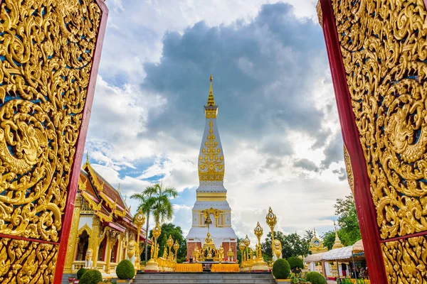 Pagode Wat Phra Aquele Templo Panom Nakhon Phanom Tailândia — Fotografia de Stock