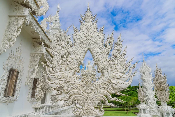 Arquitectura Única Templo Wat Rong Khun Chiang Rai Tailandia — Foto de Stock
