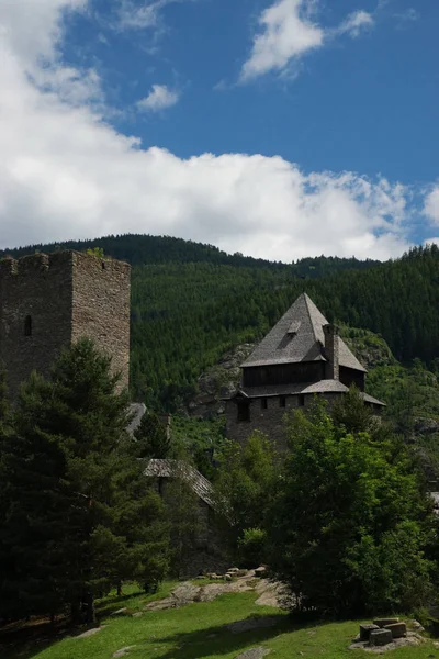 Мальовничий Вид Величну Середньовічну Архітектуру Замку — стокове фото