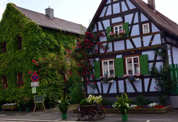 Tudor Stijl Huis Rheinzabern — Stockfoto