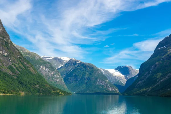 Landschaft Norwegen Sommerurlaub — Foto de Stock