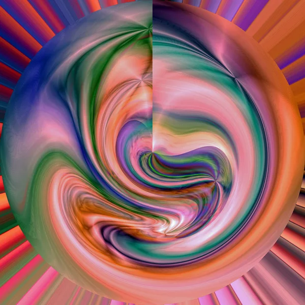 Abstraktní Zbarvení Pozadí Gradientu Efekty Vizuální Vlny Štípnutí Iluze — Stock fotografie