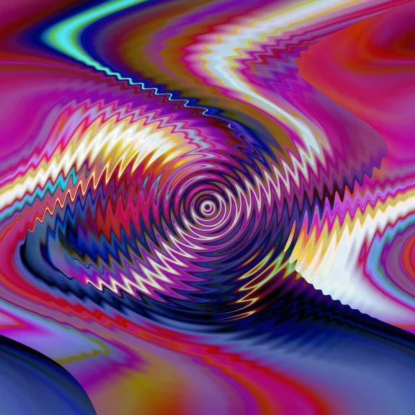 Abstrakter Farbhintergrund Des Farbverlaufs Mit Visuellen Wellen Pinch Und Illusionseffekten — Stockfoto