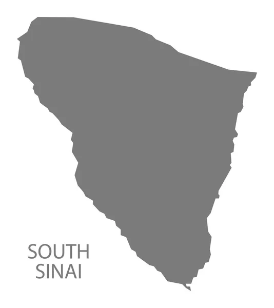 Güney Sina Mısır Gri Haritası — Stok fotoğraf