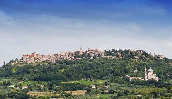 Den Lilla Staden Montepulciano Toscana — Stockfoto