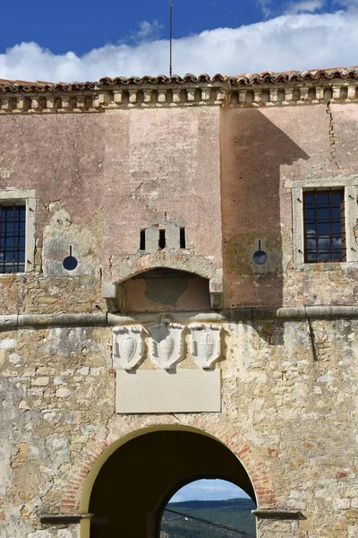 Motovun Montona Πόλη Πύλη Πύλη Της Πόλης Ιστορικό Σοκάκι Στενό — Φωτογραφία Αρχείου