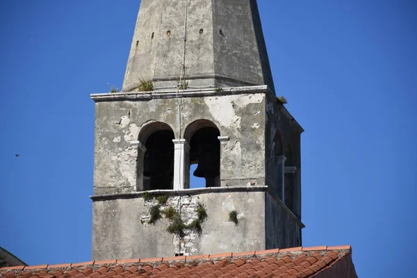 Porec Parenzo Parens Église Tour Église Basilique Euphrasienne Basilique Unesco — Photo