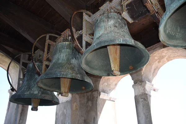 Porec Parenzo Parenz Campanas Campanas Eclesiásticas Chimes Campanas Pantalones — Foto de Stock