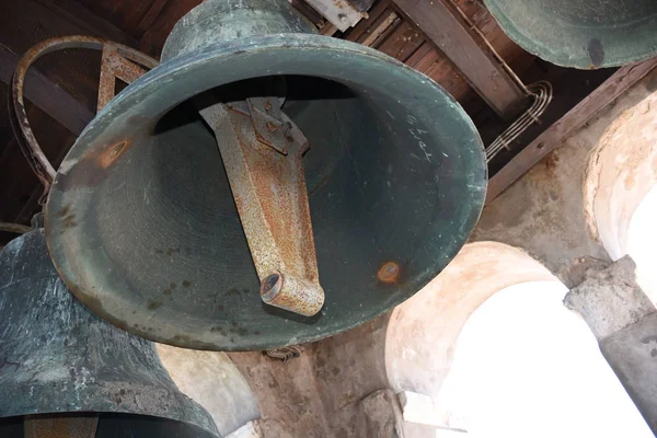 Porec Parenzo Parenz Sinos Sinos Igreja Chaminés Sinos Panelas — Fotografia de Stock