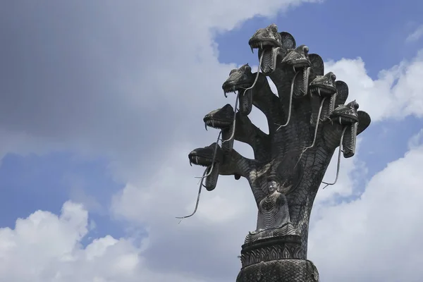 부디스 조각상 마리가 한영적 조각품 — 스톡 사진
