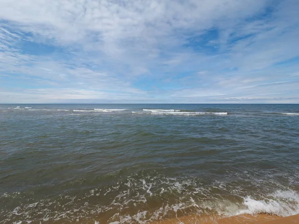 Empty Sea Seen Beach Useful Background — Stock Photo, Image