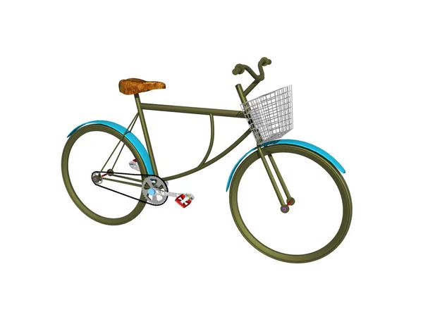 Bicicleta Com Uma Bicicleta Parque — Fotografia de Stock