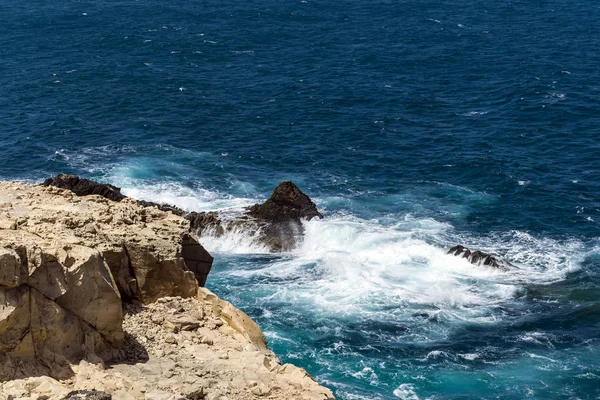 Nappali Jelenet Egy Ajuy Nevű Halászfaluban Fuerteventura Nyugati Partjainál Spanyolországban — Stock Fotó