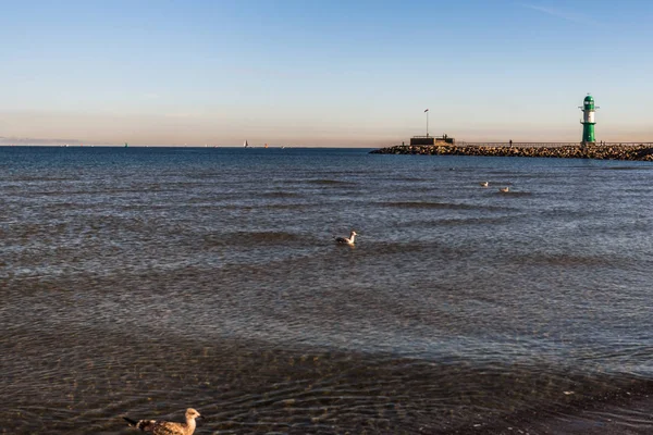 Vista Una Bellissima Costa Del Mare — Foto Stock