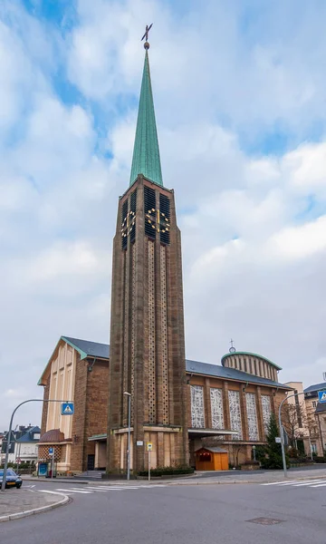 Kyrkan Luxemburg Belair — Stockfoto