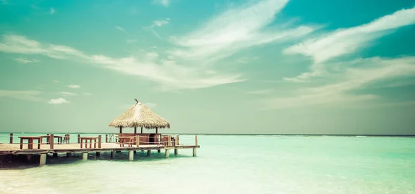 Παραδεισένιες Διακοπές Στις Μαλδίβες — Φωτογραφία Αρχείου