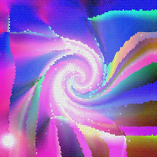 Abstraktní Zbarvení Pozadí Gradientu Vizuálními Vlnami Mozaikou Světelnými Efekty Dobré — Stock fotografie