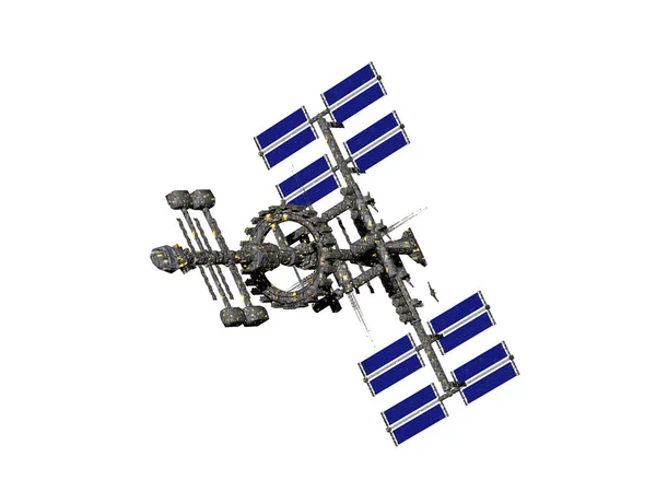 Ruimtestation Sterrenstelsel Exploratie — Stockfoto