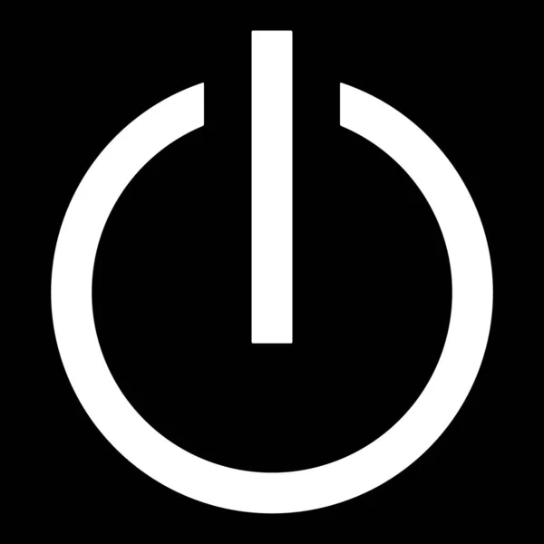 Символ Включения Выключения Электрических Приборов Опционально — стоковое фото