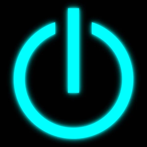 Símbolo Interruptor Ligar Desligar Aparelhos Eléctricos Opcional — Fotografia de Stock