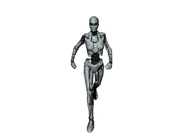 Robot Androide Mecánico Tecnología —  Fotos de Stock