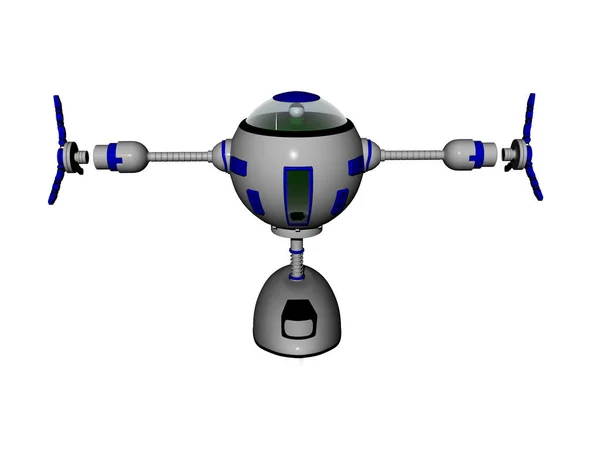 Mechanische Androïde Robot Technologie — Stockfoto