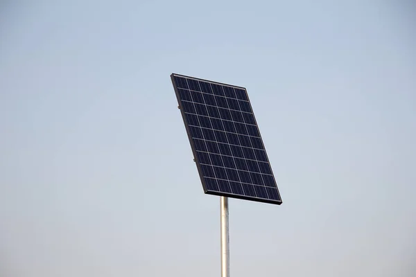 Fotovoltaický Systém Solární Energie Elektrická Energie — Stock fotografie