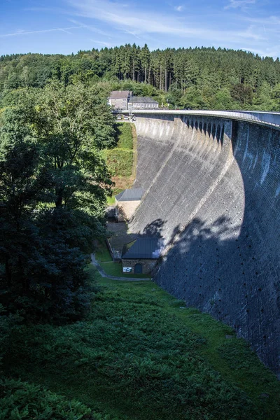 Bergisches Diyarı Nda Agger Barajı — Stok fotoğraf