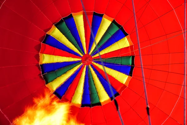 Fahrt Mit Einem Heißluftballon — Stockfoto