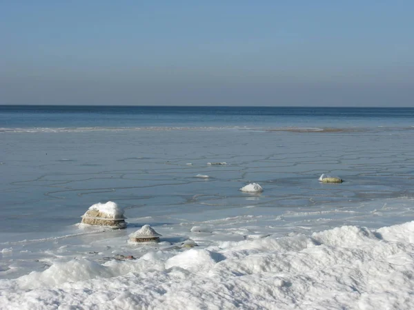 冬季的咸海 — 图库照片