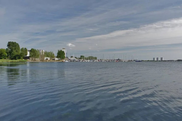 Wyspa Fehmarn Widok Deichweg Jeziorze Burger — Zdjęcie stockowe