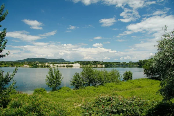 Teichlandschaft Sommer — Stockfoto