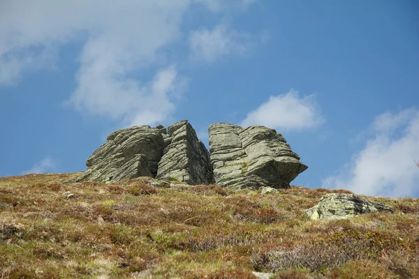 Rocks Mountain Pasture Summer — Stock Photo, Image