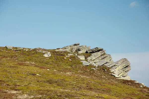 Rotsen Uitgestrekte Bergen — Stockfoto