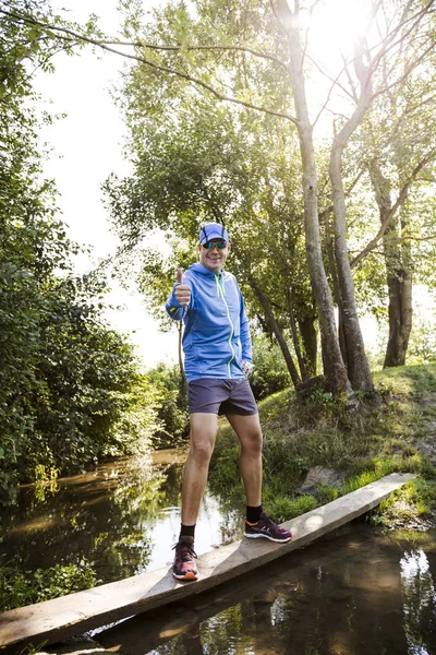 Joven Corriendo Naturaleza —  Fotos de Stock