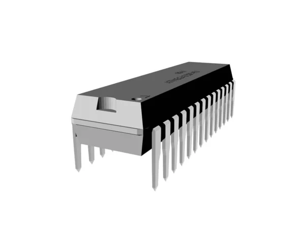 Computerchip Hardware Elektronisch — Stockfoto