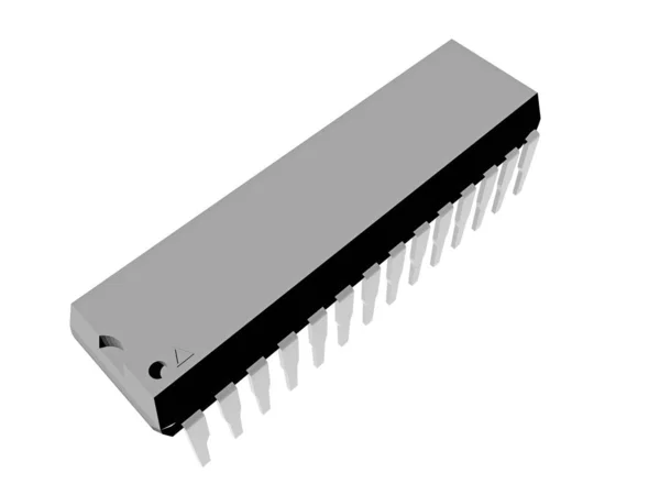 Chip Del Computer Hardware Elettronico — Foto Stock