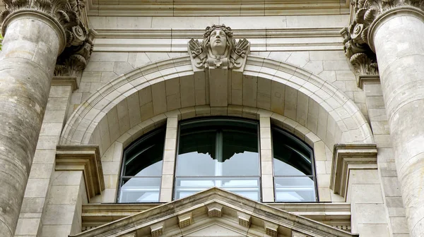 Ventana Edificio Del Reichstag Berlin —  Fotos de Stock