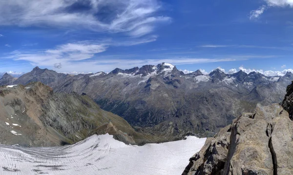 Vista Panoramica Bellissimo Paesaggio Alpino — Foto Stock