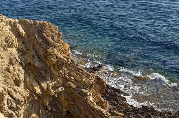 Vista Mar Desde Costa Mediterránea — Foto de Stock